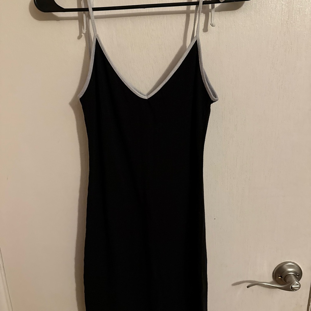 Forever 21 Black Dress with White Accents